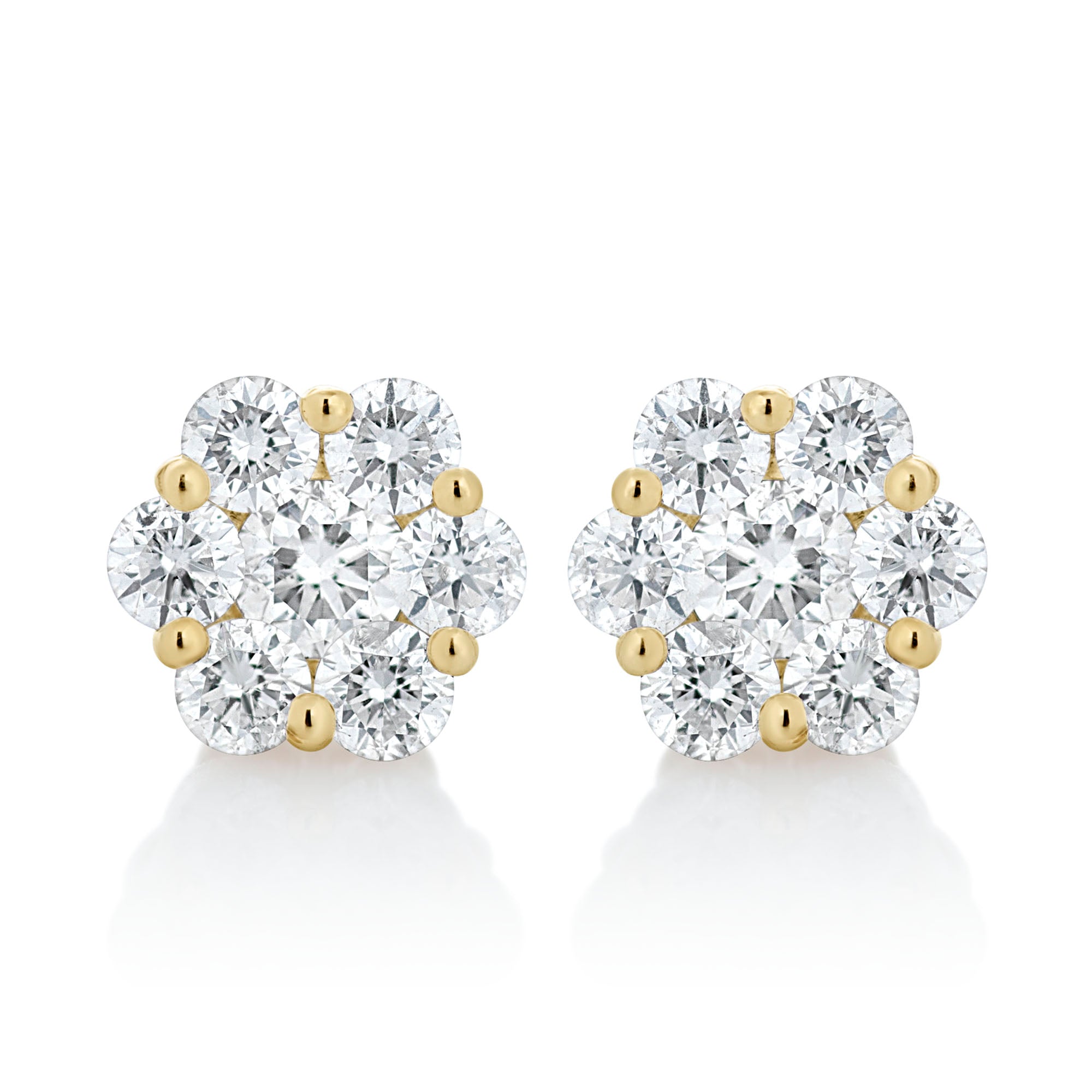 Buy One Gram Gold Daily Use Small American Diamond Earrings Design Buy  Online
